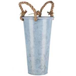 Macetero galvanizado para colgar en la pared, de METAL, para flores - Product Image 3