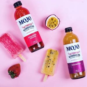 Botellas de cristal personalizadas para bebidas, 350ml, <span class=keywords><strong>mojo</strong></span>, kombucha, 500ml, con tapas, vacías - Product Image 4