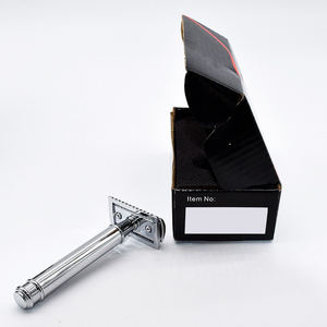 Maquinilla de afeitar de seguridad ajustable para hombre, nueva maquinilla de afeitar de doble filo, de Metal plateado brillante, 2022 - Product Image 6