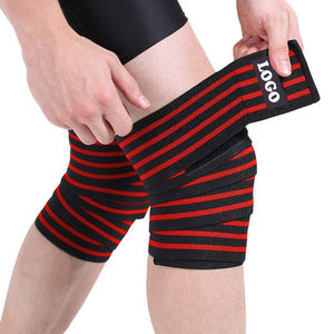 Nuevas rodilleras 2025 para levantamiento de pesas, correas para rodilla, manga de rodilla de nailon, envolturas para levantamiento de gimnasio - Product Image 3