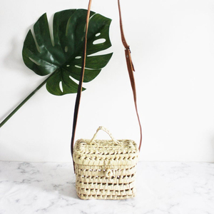 Cesta marroquí tejida a mano, bolso de mano - Product Image 1
