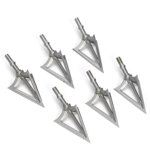 HOOYI ธนูล่าสัตว์ X3 3,ใบมีดแบบคงที่100Grain หรือ125Grain Broadheads Arrow Head <span class=keywords><strong>Compound</strong></span> <span class=keywords><strong>Bow</strong></span> Shooting - Product Image 2