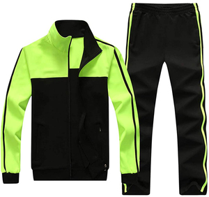 Vêtements de sport pour hommes, survêtements à Sublimation, meilleure qualité, Jogging, Gym, Fitness, fermeture éclair pour hommes avec des survêtements de couleur personnalisés - Product Image 1