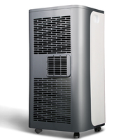 10000 Btu kat Ac ünitesi taşınabilir klima 2 Fan hızları ile uzaktan kumanda ve dijital LED ekran için 300 Sq.ft