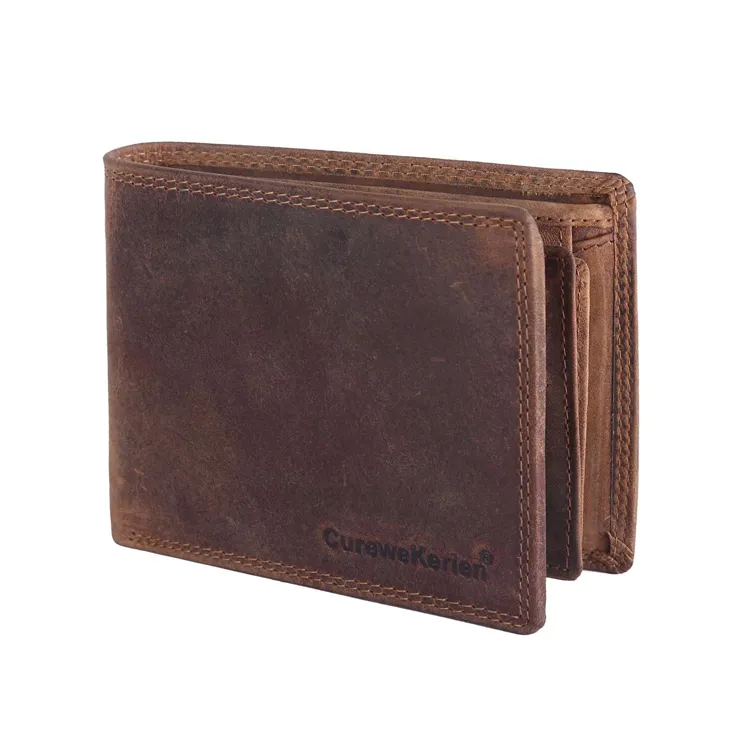 Manufacturer of Factory Direct Sale Attractive Pattern Highest Selling Big Capacity Mens Genuine Leather Wallet