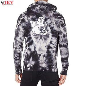 Tye dye-Sudadera con capucha de lana para hombre, ropa para parte superior masculina, de gran tamaño, con estampado 3D de sublimación - Product Image 4