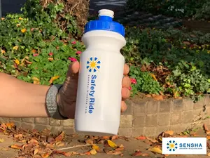 Botella de agua de bicicleta de paseo de seguridad de 550ml para ciclistas - Product Image 3