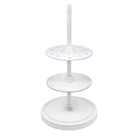 Support vertical pour pipettes en polypropylène (PP) à base lourde, 28 emplacements, haute qualité, personnalisable OEM, pour laboratoire haute performance - Meilleure vente