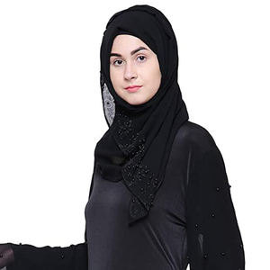 2022 wholesale High-quality <b>Scarf</b> Hijab Plain <b>Head</b> <b>Scarves</b> Women fashion Cotton Shawl Muslin Hijab - Product Image 3