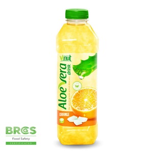 Vente en gros 1L Premium Aloe Vera et jus d'orange eau pétillante eau potable en bouteilles - Product Image 1