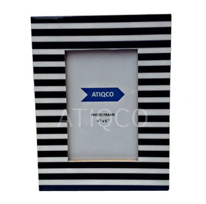 Phong cách sang trọng thanh lịch màu trắng khung ảnh cổ điển chạm vào bàn của bạn khung trái tim mới in hình học thiết kế độc đáo - Product Image 3