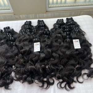 Mechones de pelo ondulado/rizado birmano sin procesar, 100% sin procesar, grado 12A, cabello humano virgen birmano, oferta - Product Image 5