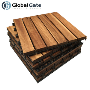 กระเบื้องไม้อะคาเซีย300x300ประสานประสานในร่ม/กลางแจ้งกระเบื้องดาดฟ้าไม้สไตล์โมเดิร์นดีไซน์แบบเวียดนาม - Product Image 1