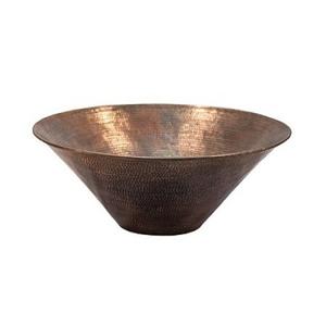 Cuenco para servir con dátiles de chocolate martillado de cobre, cuenco para servir postres de forma redonda hecho a mano para uso en hoteles - Product Image 2