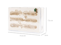 Décoration d'intérieur classique moderne Empire des fourmis Nid de fourmis en plastique écologique Maison-colonie labyrinthe 11,6x7,6x3cm Pour les amoureux des fourmis Toutes saisons