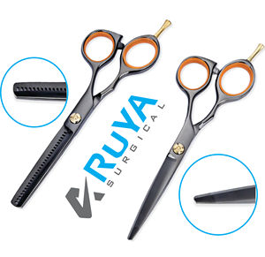 Tijeras de peluquería de arco iris, tijeras de corte de pelo J2 de acero inoxidable, 440c, 7 pulgadas, CE - Product Image 2