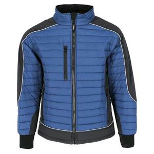 New Fashionable Style Comfortable Quality Lightweight <b>Corduroy</b> Patchwork Custom Printing <b>Men</b> Puffer <b>Jacket</b> - Product Image 1