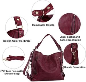 Bolso de hombro de piel auténtica para mujer, de marca, de mano - Product Image 3