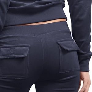 Velvet Custom Women Tracksuit <b>Jogger</b> Suit Training Sweatsuit Women Crop Top Hooded Gym Tracksuit by Inspire Apparel - Product Image 6