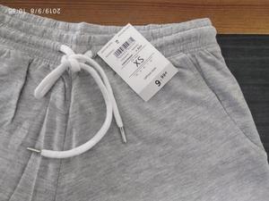 Shorts de plage, de yoga et de sport pour femmes de marque haut de gamme, respirants, écologiques, en coton doux, avec cordon de serrage, étiquettes de marque, stock du Bangladesh - Product Image 3