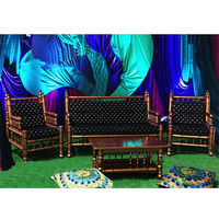 Ensemble de canapés Sankada pour mariage indien, thème Nuit Arabe Marocaine, mobilier de mariage, canapé de scène de mariage antique, vente directe usine