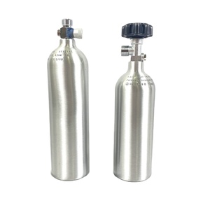 Acuario de cilindro de co2 de aluminio de 2L, alta calidad, fábrica de Taiwán, con válvula de encendido/apagado G5/8 - Product Image 6