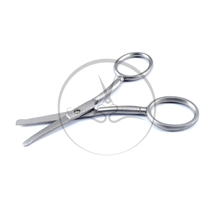 Ciseaux à nez de qualité professionnelle 8.5 CM, pointes de sonde émoussées, ciseaux de manucure en acier inoxydable, à lame droite, vente en gros, 1 pièce - Product Image 3