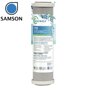 KX Technologies 250-10 MATRIKX Filtre bloc à charbon actif 5 microns 125 Psi NSF Manuel de traitement de l'eau domestique pour - Product Image 1