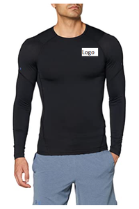 Hot Selling Whole Sale Men's <b>Long</b>-<b>Sleeve</b> T-Shirt 84% Polyester 16% Elastane & Strategic <b>Mesh</b> Panels Sourcing From Bangladesh - Product Image 2