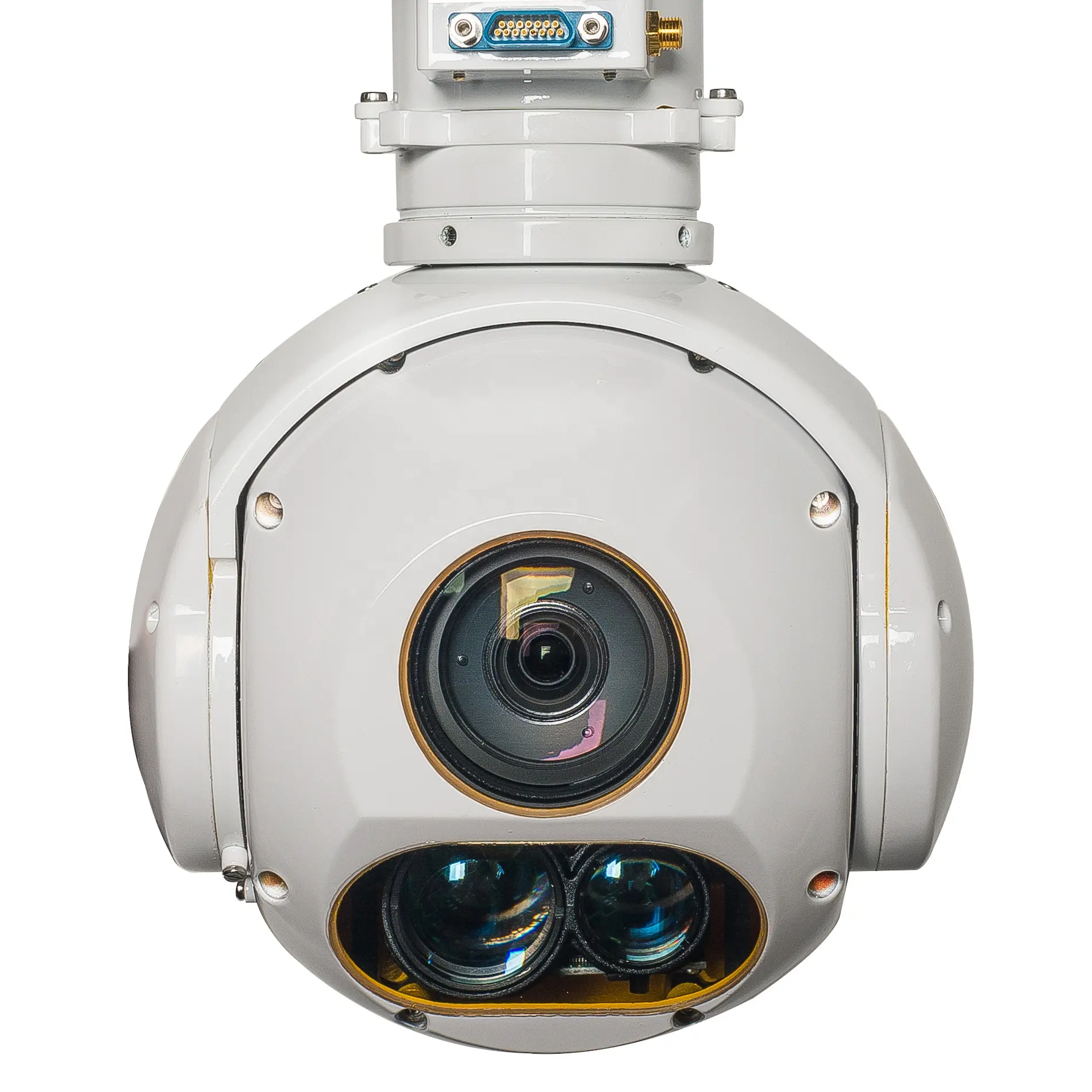 10X оптический зум 320 тепловой 1500 м LRF 3-осевой стабилизатор тройной свет Дрон IP-камера chengdu haopho
