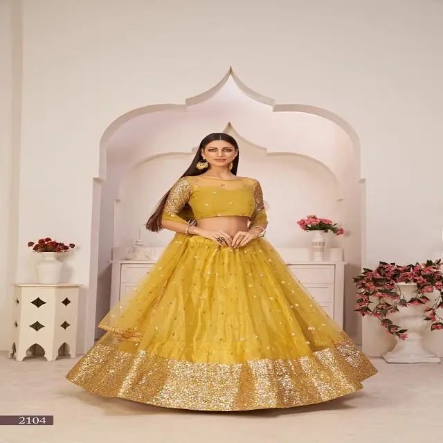 Yeni Bollywood stil özel resepsiyon giyim özel parti giymek Lehenga choli kadınlar için