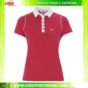 Nouveau logo personnalisé vente en gros nouvelle tendance mode décontractée rue porte des polos en coton vierge pour femmes - Product Image 4