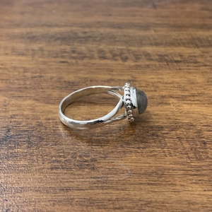 Designer 925 Sterling Silver Women's <b>Ring</b> <b>Labradorite</b> Stone Handmade Shape Antique Style Wedding Engagement Party Gift Direct - Product Image 4