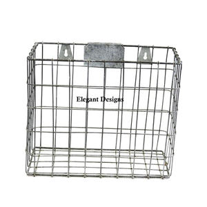 New Arrival Classic Three-Tier Iron <b>Wire</b> <b>Wall</b> Basket Handmade Tall Size Storage for Wholesale New Classic <b>Wire</b> <b>Wall</b> Basket - Product Image 6