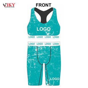 Impression numérique Combinaison de fitness Nouveau design Imprimé Combinaison de yoga sportif Ensemble soutien-gorge et short de yoga deux pièces - Product Image 4