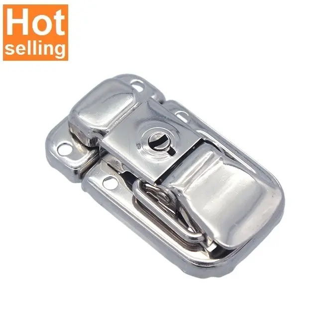 High-grade HC276 galvanized silver metal catches lock hardware for manufacturer direct heavy duty chest box case small locks