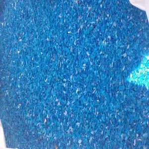 再生HDPE蓝色鼓塑料废料，蓝色高密度聚乙烯颗粒/片/研磨