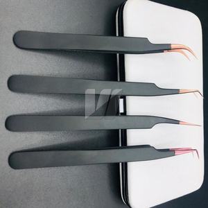 แหนบต่อขนตาสแตนเลสอเนกประสงค์แบบญี่ปุ่นคุณภาพสูงปรับแต่งโลโก้ได้ตามต้องการ - Product Image 3