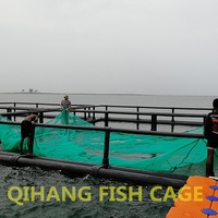 Cage flottante pour l'élevage des poissons de 6 m x 6 m en provenance de Chine