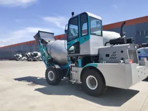 Small Mini Self-loadng Concrete Mixer Truck Ready Mix Concrete Mixer Design Of Mixer Truck Portable Automatic Wheel Concrete Mix