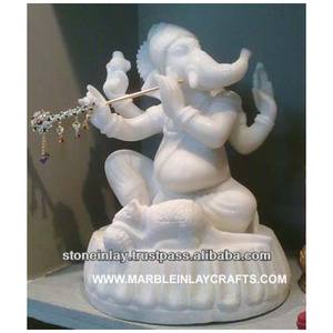 Nouveau modèle de Statue makporte-monnaie en marbre blanc, - Product Image 1