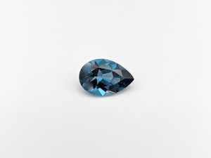 4X6mm Corte de pera Topacio azul de Londres natural Precio de fábrica al por mayor Piedra preciosa suelta facetada de alta calidad por pieza Topacio - Product Image 5