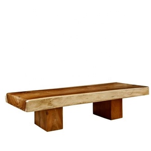 Modern <b>Dining</b> <b>Table</b> Solid Suar <b>Wood</b> Slab Coffee <b>Tables</b> and Garden Living Room Furniture Easy Assembly Outdoor Furniture Elegant - Product Image 1