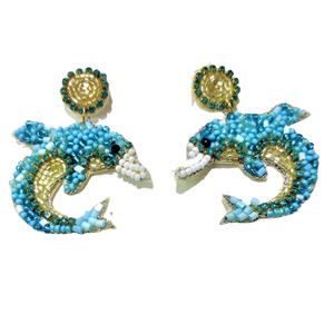 Pendientes de Moda Hechos a Mano con Cuentas Bordadas de la India, Regalo Clásico para Bodas y Fiestas, de Alta Calidad para Mujer - Product Image 1