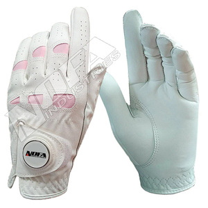 Guantes de golf de cuero cómodos para todo tipo de clima para hombres con diseño transpirable Logotipo personalizado MOQ bajo para ajuste de mano izquierda y derecha - Product Image 5