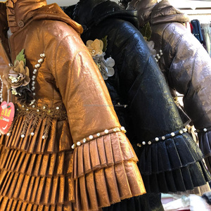 Dernière conception hiver robe veste bébé fille robe nouveau masque de fête conception hiver veste de conception pour bébé fille - Product Image 6