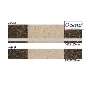 Brown and Yellow Color Matt Surface Ceramic <b>Stair</b> <b>Tiles</b> S-300x1200mm, R-200x1200mm - Product Image 5