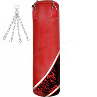 Sacs de frappe en cuir robustes les plus vendus, remplis de sable, personnalisables pour l'entraînement de boxe