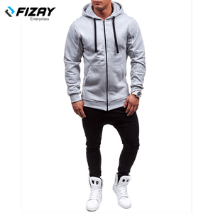 OEM-sudaderas deportivas para hombre, ropa deportiva para correr, con cremallera, diseño personalizado - Product Image 3