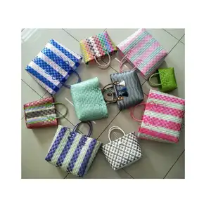 Kadın pp çanta/plastik sepet/el yapımı pp çanta (0084587176063 WS)
